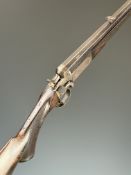 Cogswell & Harrison .410 hammer action shotgun converted from a .300 rook rifle with chequered