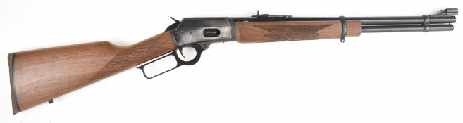 Marlin Model 1894CS .38/.357 Winchester style underlever-action rifle with chequered grip and