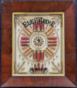 Eley Brothers Ltd shotgun and rifle cartridge, primer and bullet shop or advertising display board