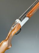 Rota Model 83 12 bore over and under ejector shotgun with engraved locks, underside, trigger