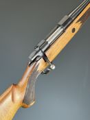 Sako AII 7mm-08 bolt-action rifle with chequered semi-pistol grip and forend, raised cheek piece,
