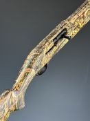 Hatsan Escort Magnum 12 bore 3-shot semi-automatic shotgun with Mossy Oak camouflage finish,