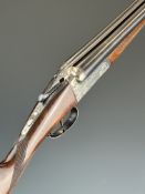 AYA No 3 16 bore side by side shotgun with named and border engraved locks, border engraved