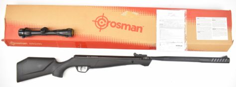 Crosman Shockwave Model 6-CS2SXS .22 air rifle with composite stock, textured semi-pistol grip,