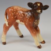 Beswick Dairy Shorthorn calf figure, H7.5cm