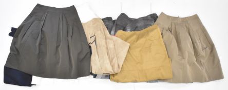 Five Marni skirts, a Jil Sander skirt and a pair of Marni trousers