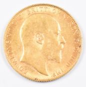 1910 Edward VII gold full sovereign