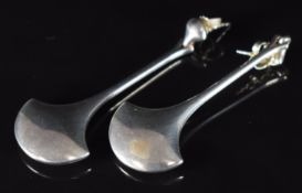 Georg Jensen Clementine earrings, 5.5cm