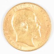 1910 Edward VII gold full sovereign