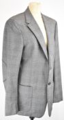 Prada gentleman's 100% wool check blazer, size 52R
