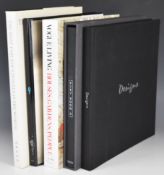 Group of coffee table design books comprising The Most Fabulous Jewels In The World by Laurence