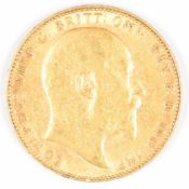 1909 Edward VII gold full sovereign