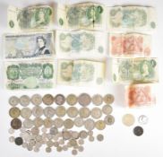 Georgian and later British coinage comprising 360g pre 1947 and 100g pre 1920 silver, including