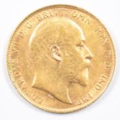 1907 Edward VII gold full sovereign