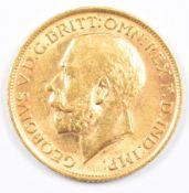 1911 George V gold full sovereign