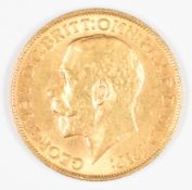1912 George V gold full sovereign