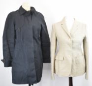 Prada 100% cotton navy coat, size 40 and a Prada blazer, size 44