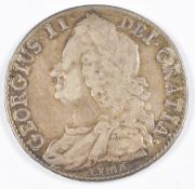 1745 George II halfcrown, LIMA below bust