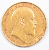 1907 Edward VII gold full sovereign