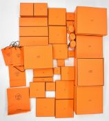 Twenty eight Hermès boxes