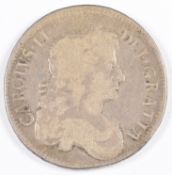 1676 Charles II crown, second bust with OCTAVO to rim