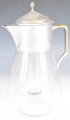 WMF silver plated and cut glass lemonade cooler jug, overall height 33.5cm