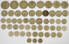 245g pre 1947 British silver coinage including a small quantity of pre 1920