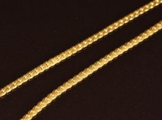 21ct gold curb link necklace, 15.5g, 44cm