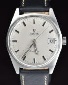 Omega gentleman's automatic wristwatch ref. 166.041 with date aperture, luminous hands, two-tone