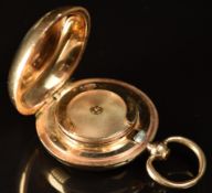 A 9ct gold sovereign holder, Birmingham 1912, 25.2g, 3.4 x 5cm