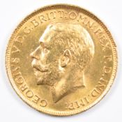 1913 George V gold full sovereign