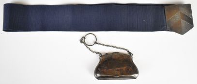 George V hallmarked silver St. Bartholomew's Hospital Belt buckle, Birmingham 1933, maker Deakin &