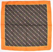 Gucci pocket square with buckle and GG decoration, 58 x 58cm