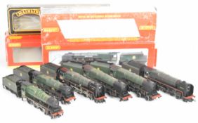 Six Hornby and Mainline 00 gauge model railway locomotives comprising City of Coventry 46240,
