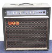 WEM Dominator MK1 bass amplifier with Celestion 50W speaker, serial no.27446, 58 x 58 x 24cm.