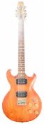 Aria Pro II Cardinal Series electric guitar in natural walnut finish with rosewood fretboard,