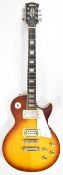 Antoria Les Paul Custom style electric guitar in sunburst finish with rosewood fretboard,