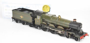 Masterpiece Models 0 gauge BR green St Fagans Castle model railway locomotive and tender, 5067, 4-