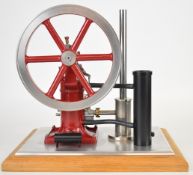 Exhibition quality model of an 1895 Otto D2 gas internal combustion engine with atmospheric inlet
