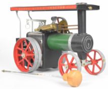 Mamod live steam traction engine with reversing single oscillating cylinder, lever operated