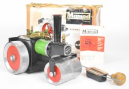 Mamod SR1 live steam roller with single oscillating cylinder and lever operated whistle, in original