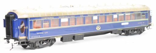 J&M Models for Fulgurex Wagon Lits gauge 1 sleeping car or carriage number 3532A with etched brass