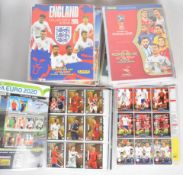 A large quantity of Panini Adrenalyn XL football trading cards to include Euro 2008, Euro 2016,