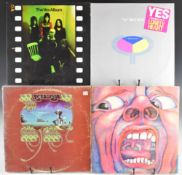 Approximately forty five Prog Rock / Folk Rock / Blues Rock LPs including King Crimson, eight Yes,