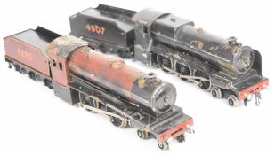 Two Bassett Lowke 0 gauge live steam tender locomotives, one a 4-6-0 Super Enterprise, the other a