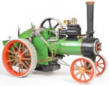 Prize winning exhibition quality Minnie 1 inch scale live steam traction engine, built by John