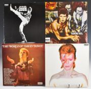 Sixteen David Bowie LPs and two Bowie 12