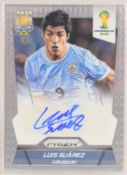Panini Prizm World Cup 2014 Luis Suarez autograph/signature football trading card, S-LS.