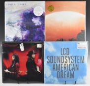 Eighteen Indie Rock / Leftfield / House / Shoegaze LPs comprising LCD Soundsystem American Dream,