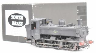 Tower Models brass 0 gauge model railway BR black Pannier tank engine, 8759, 0-6-0, in original box